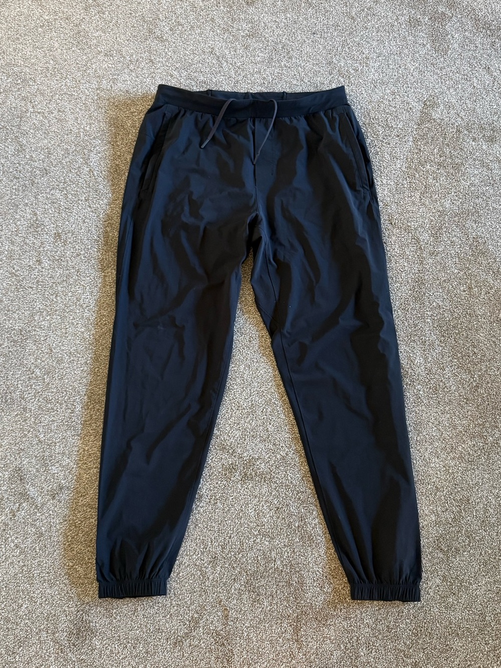 LULULEMON Men's Black Athletic Surge Joggers - Sz L